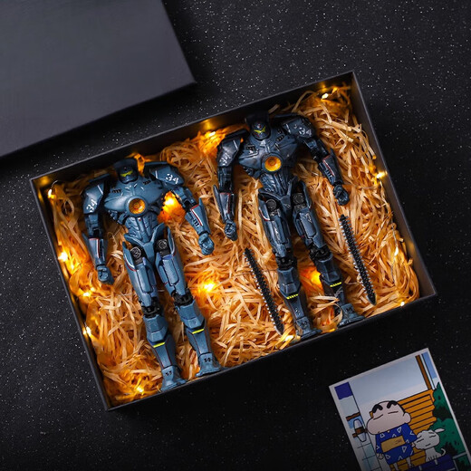 Kuiying (Kuiying) Neca Pacific Rim Mecha Model Toy Revenge Wanderer Double Blade Eureka Storm Osnamentos rojos 679- [Melancholy Romeo] [Caja de regalo exquisita (NECHA a la gente)]]