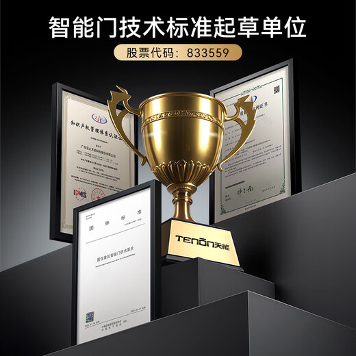 亚太天能一体化智能门AI三摄防盗监控入户门全自动进户门子母大门M3max M3max外开宽单门（1050*2050）