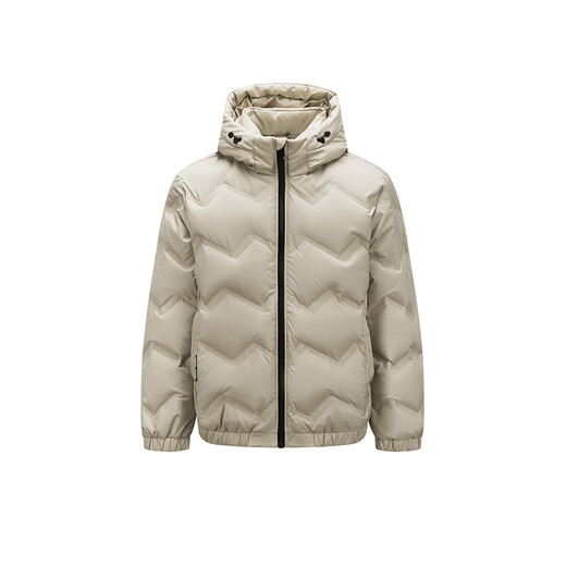 
Semir Super Plant Series Down Jacket Men's Winter Light Short Hooded Jacket Fashion Design Top Shell Card (Grey Duck Down) 50255 L