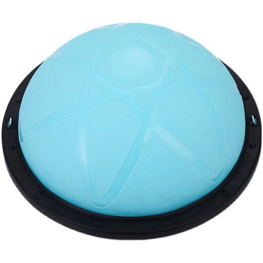 Shantou Lincun Limei thickened wave speed ball semicircular balance ball running yoga Pilates home training fitness yoga studio massage blue glossy yoga studio same diameter 58cm more yoga ball sizes