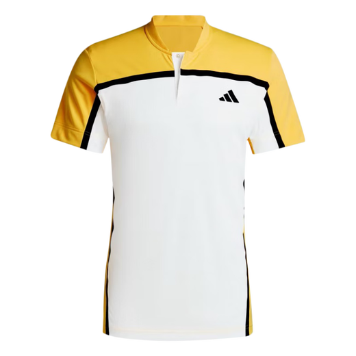 Adidas Tennis Clothing Men's 2025 Zverev/Tesitsipas Australian Open Sports Camiseta de manga corta JE3508 Flaghip Light Purple/IW6227 M