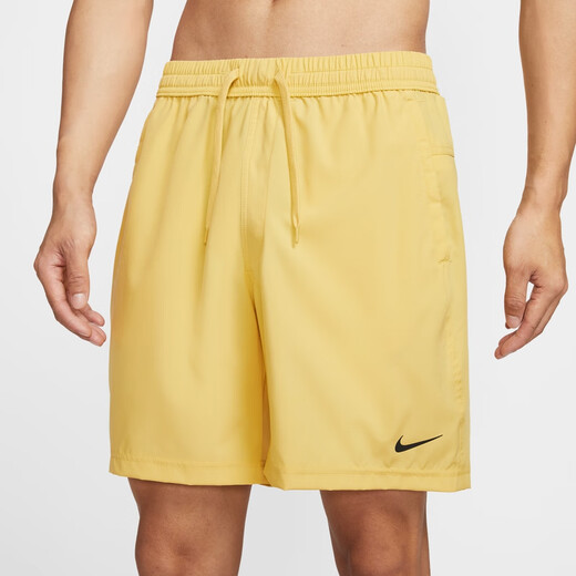 耐克（NIKE）官方DRI-FIT FORM男子速干百搭短裤(无衬裤)秋季DV9858 700土星金/黑 XL