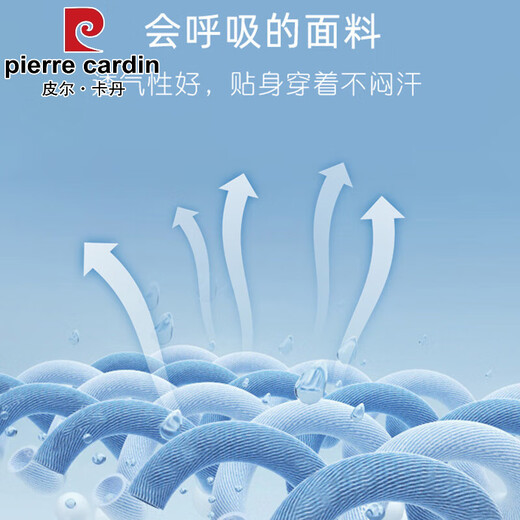 皮尔卡丹（pierre cardin）【7A抗菌】中老年冰丝短袖T恤男士爸爸夏装凉感体恤衫圆领上衣男 691上青 M 适合70-120斤