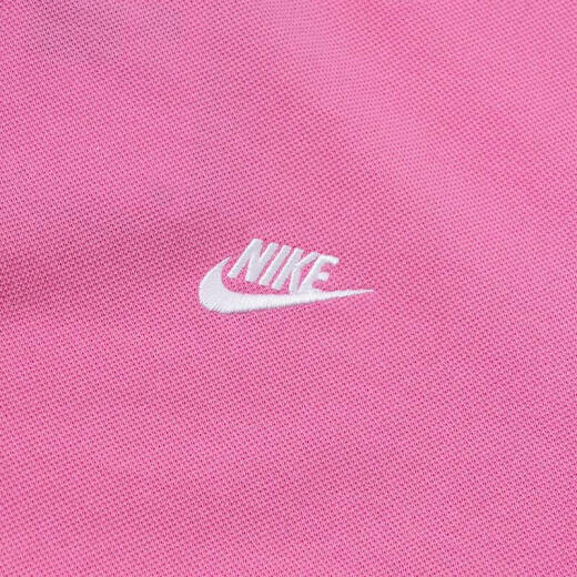 耐克（NIKE）官方舰店短袖男装 夏夏新款运动服时尚透气POLO衫翻领T恤衫 FN3895-675/粉色刺绣小标 S