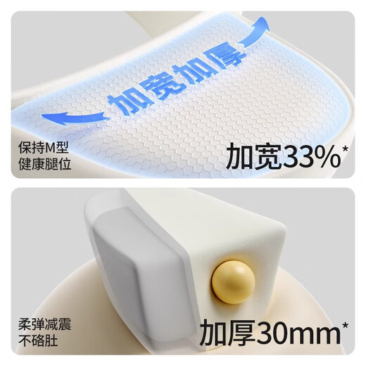 贝肽斯腰凳婴儿轻便四季多功能背带前抱式宝宝坐凳抱娃神器 【加宽33%凳芯】透气款-卡斯灰/送抗菌口水巾*1