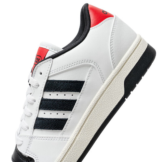 ADIDAS ADIDAS SAPOS Men's Summer New Neo Fashion Low Top Ligera, sin aliento, zapatos informales, zapatos deportivos blancos/negros/rojo KK1283 40