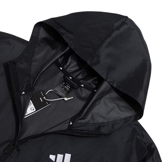 Adidas Jacket Official 2025 Autumn NUEVO entrenamiento al aire libre Jogging Fitness Sportswear Casual Loose Breatable Chaqueta IM7848/Negro/Fotos de espectáculo 10 S (175/88a)