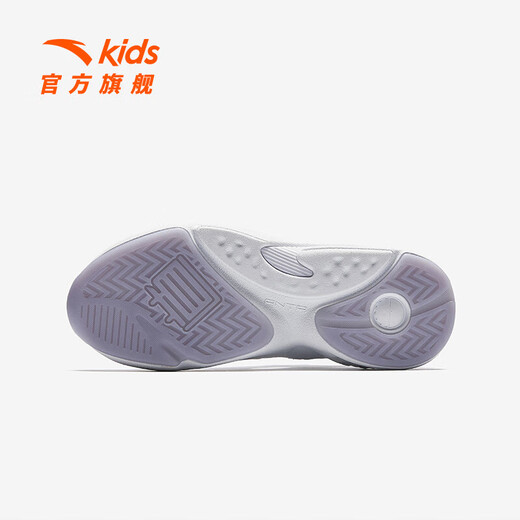 ANTA Children's Sandals Girls' Shoes 2026 Summer New Overbearing Frame Shoes Sports Shoes Baotou Beach Sandals Girls White/Yangxu Purple-6 33