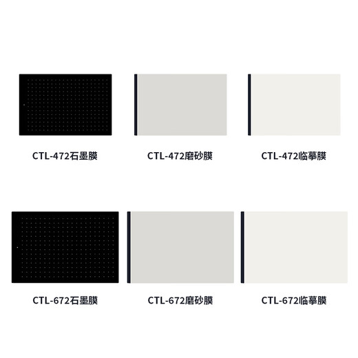 Wacom原装数位板定制防护膜CTL472/672/6100手绘板保护膜pth660石墨膜 其他型号请咨询客服 0x0cm