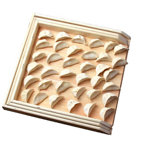 An Junsheng dumpling box dumpling curtain wooden dumpling tray dumpling tray rectangular dumpling tray home small one