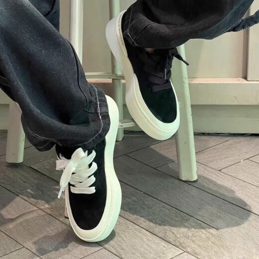 阿迪达斯 （adidas）LABCOURT舒适增高低帮板鞋滑板ID6227 JP6215(一脚蹬) 正品/ 37