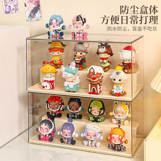 Hakkai Bird blind box Bubble Mart display box labubu figure display cabinet acrylic storage rack Lego ladder storage rack