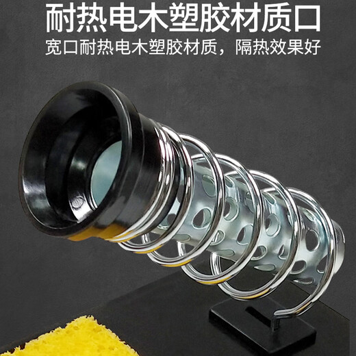 TOPFORZA high temperature resistant soldering iron stand with high quality absorbent sponge portable multifunctional soldering aid OS-0901