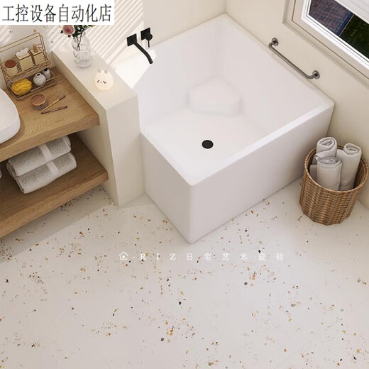 卫生间瓷砖地砖水磨石防滑磁砖墙面奶油风法式地板砖 春系列-SE12127L 600x1200