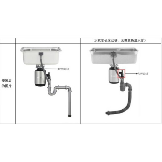 MOEN MGX50MCL stepless grinding food waste disposer kitchen grinder MEX75MCL GXP50 (3-5 people) air switch