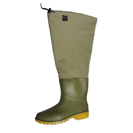 Luya Angelschuhe waten Stiefel wasserdichte und rutschfeste Männer und Frauen angeln und Meereswatschuhe im Freien unter Wasser Regenstiefel verfolgen die Bachschuhe 3d grau Nylon High Tube 42