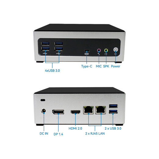 迷你树主机12代i7i9办公电脑主机台式微型mini工控机DIY小主机 16G内存512G固态盘WIFI i9-11950H