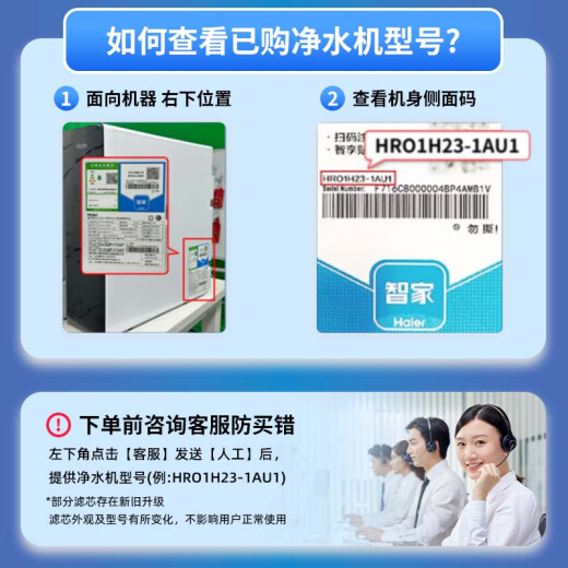 海尔净水器滤芯HRO5016/5012A/5015/5011/13/5007/5010/5030-5A升级PP棉活性炭RO膜滤芯 HRO5011系列 ABCDE套餐【全套5支】