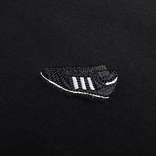 阿迪达斯 （adidas）男装 2025夏季新款运动服跑步健身训练舒适透气休闲短袖T恤 JJ1421/黑色 L