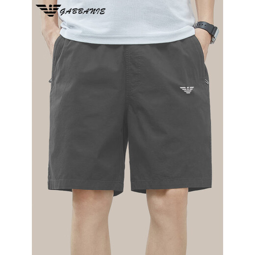 Chiarmania Men's Pure Cotton Fin Shorts en été Summer New Loose Straight Color Color Five Port Casual Pantal