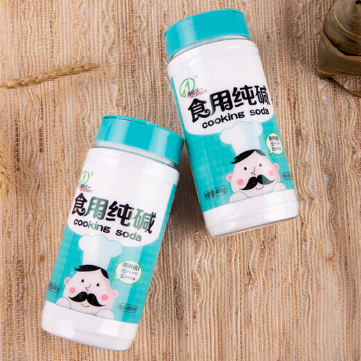 Hailian Sany Edible Alkali Powder Kneading Dough to Remove Acid Cooking Tenderized Meat Wrapped Rice Dumplings Making Konjac Tofu Washed Pork and Beef Tripe 400g Double Open Cap Bottle x1