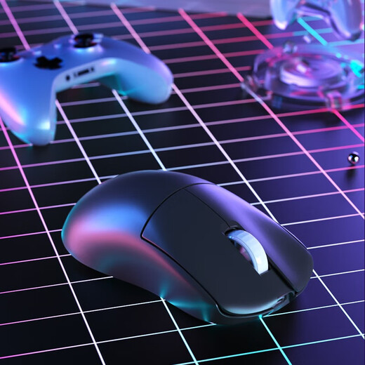 Beishumahu brand new dual 8K Jianlu RSR5 three-mode gaming mouse dual 8K return rate lightweight gaming wireless mouse ergonomic mouse self-developed web driver RSR5 Dark Night Black PAW3950+ dual 8K return rate