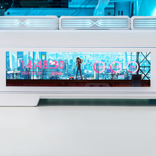 Patriot Xingcan Dalan версия с экраном дисплея шасси игрового компьютера настольный основной корпус поддерживает два корпуса ATX с водяным охлаждением на 360° и видом на море Экран дисплея Dalan белый + Xingcan EV850W Platinum Geek Edition