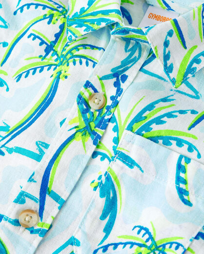 GYMBOReeGymboree Boys and Toddlers Short Sleeve Button-Down Shirt, White, 4T White 4T