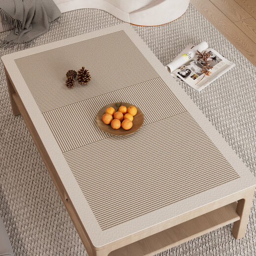 
Nanjiren Japanese simple and elegant tea table mat without washing, waterproof and oilproof leather table mat table cloth rectangular dining table mat tabletop protection mat A1049 turns waste into treasure 90*180cm