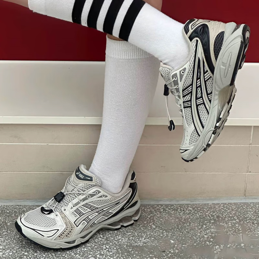 亚瑟士（ASICS）Kayano14 韩国限定新款休闲男跑步鞋复古减震女运动鞋 1203A549-400【迷雾蓝】保障 37.5