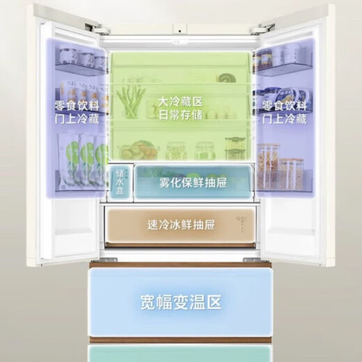 Toshiba (Toshiba) 688 Refrigerador doméstico de hielo y esterilización Grrfwipg1b6 Hibisco Apricot Toshiba (Toshiba) 688 Hecho de hielo y electrodomésticos esterilizantes