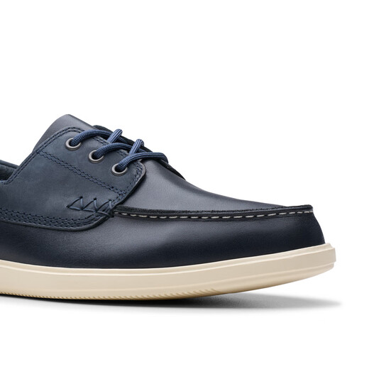 Clarks Bratton Boat men's shoes new cowhide one-legged casual commuter leather shoes