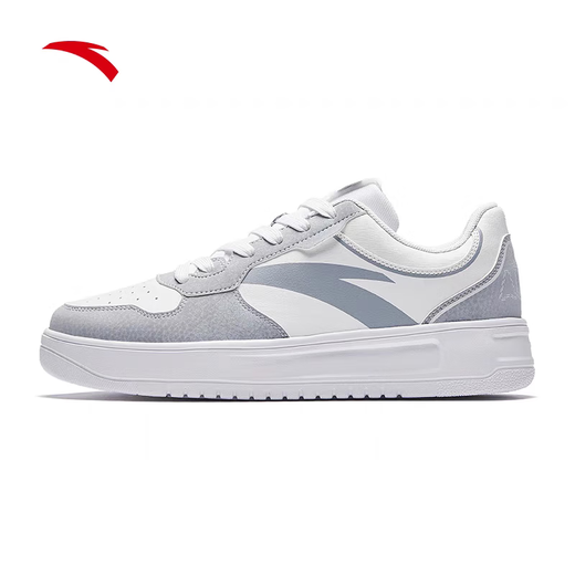 
Anta Air Force No. 1 men's shoes for spring and summer breathable new Korean style trendy thick-soled student running casual sports shoes -5 pure white/fog gray [recommended] 42