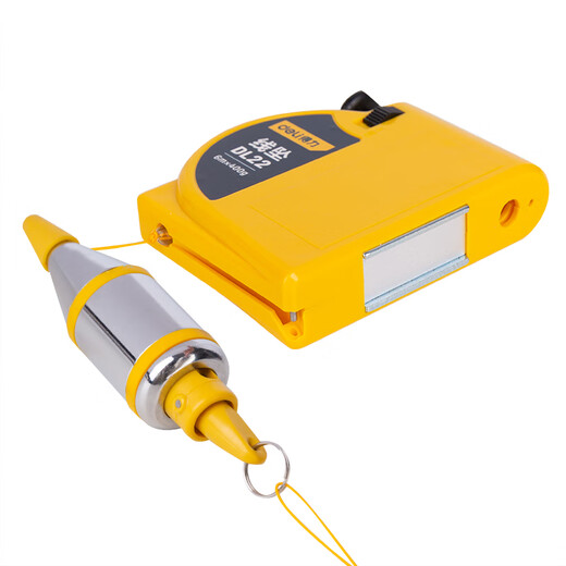 Deli magnetic line drop hammer magnetic vertical hammer decoration pendant automatic line take-up 6 meters DL22