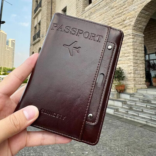 
Nanbowan [Travel Goods] ID storage bag Passport integrated card bag Travel portable air ticket clip wallet bag Anti-theft brushing Shenka [Multi-function storage bag]