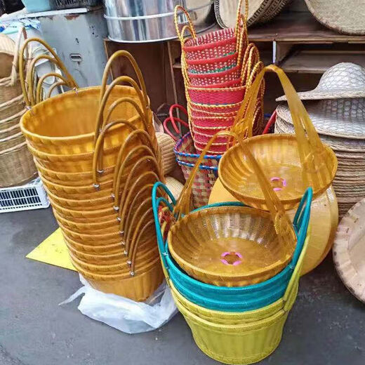 手工编织打包带彩色PET塑钢带篮子背篓塑料带条熟胶硬带 浅蓝色【精品】 4斤