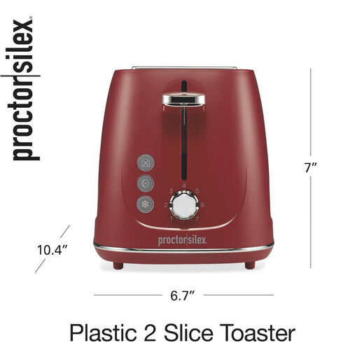 PROCTOR SILEX 7-stage toaster with automatic shut-off and removable crumb tray