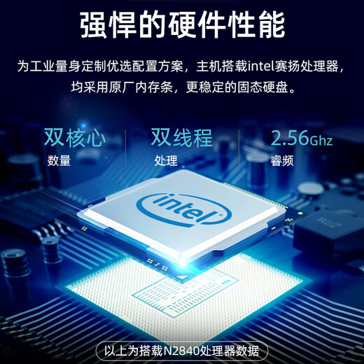 Xinchuang Cloud Industrial Computer Industrial Computer Linux Server Low Power Mini Host Micro Computer Ubuntu Fanless Embedded Single Network VGA Interface Small Minipc