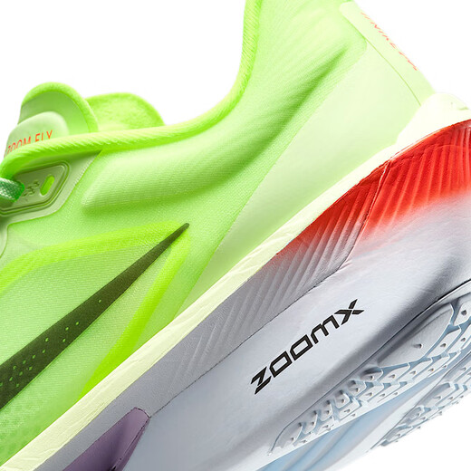 Nike Nike Chaussures de course pour femmes Absorption de choc Zoomx Fly 6 Sports Chaussures FN8455-701 Green fluorescent 37,5