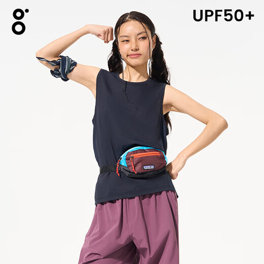 BODACHEL Summer Quick-drying Vest Women's Loose Sweat-absorbent Breathable Sports Top Playing and Cycling Fitness Wear Taro Purple Breathable + Moisture-Absorbing Quick-drying L