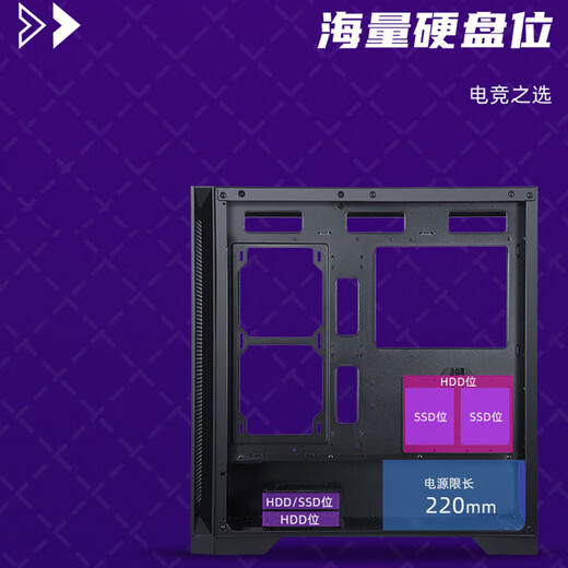 先马颜之神mesh 台式机电脑机箱玻璃侧透ATX防尘散热M-ATX机箱 方格网孔/360水冷/12风扇位/三面防尘 颜之神mesh（白色）