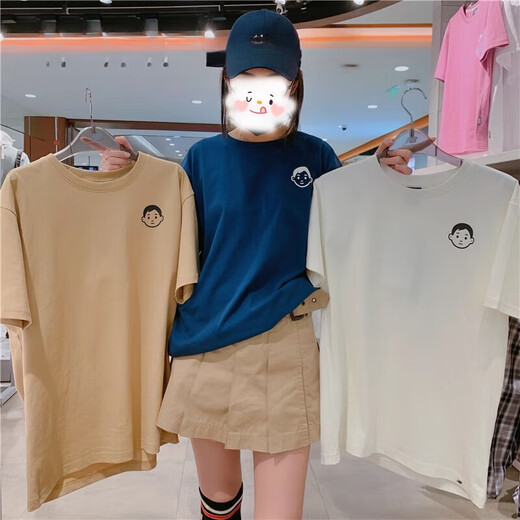 New BalanceBalancenb Joint Noritake Männer und Frauen reines Baumwoll-Cotton-Sportarten kurzärmeliges T-Shirt AMT12346 AMT12347-RSI Elfenbein weißer Brust Welpe XS 160/84a