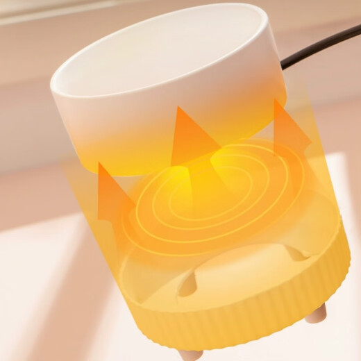 Temporada de flores Dispensador de agua Cat Máquina de yogurt Constante Temperatura Constante Calefacción Automática Circulación de inducción Drinker móvil PET Cerámica Calefacción de cerámica [tazón único]