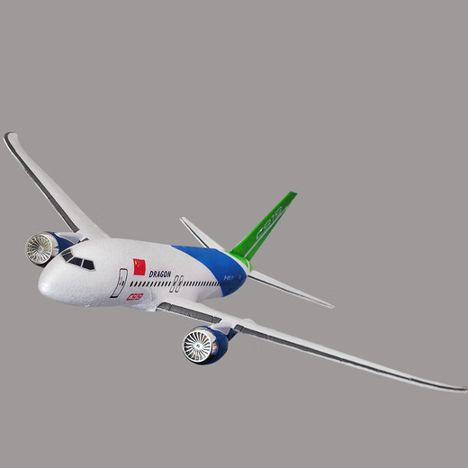 SHENX儿童遥控飞机客机A380大型固定翼航模男孩男生生日礼物儿童节玩具 16分钟-大号国产C919三通道