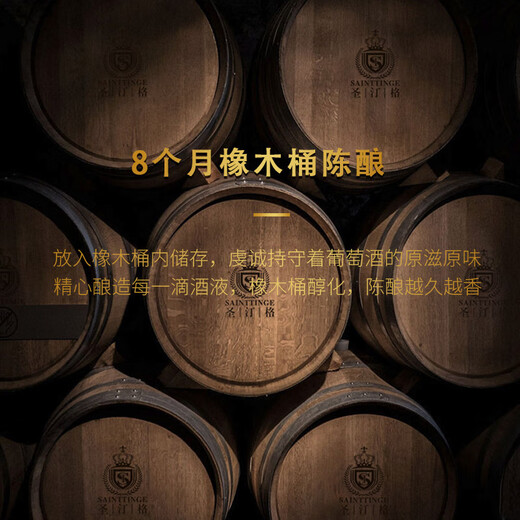 圣汀格（SAINT TINGE）法国原瓶进口红酒 金奖AOC级 14.5度干红葡萄酒 婚宴自饮节日送礼 【金奖红酒】单支装750ml*1瓶