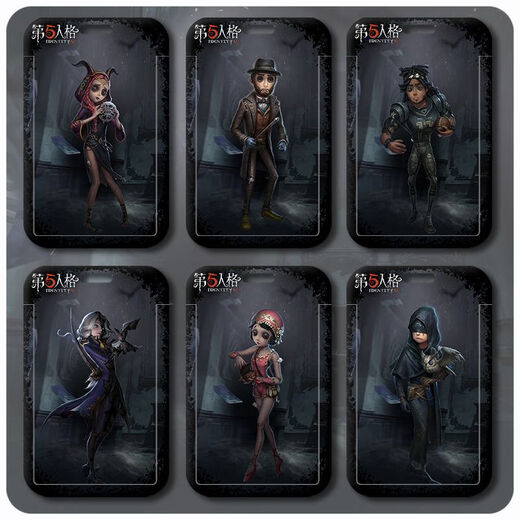 
[1919 collection] Identity 5 Red Butterfly Jack Card Set Student Campus Card Meal Card Bus Access Card [Hot Sale] Clown z3882 Card Set + Long Lanyard