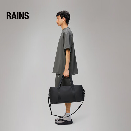 Rains运动健身包单肩背包男女手提休闲旅行包Trail Gym Bag/14380 黑色