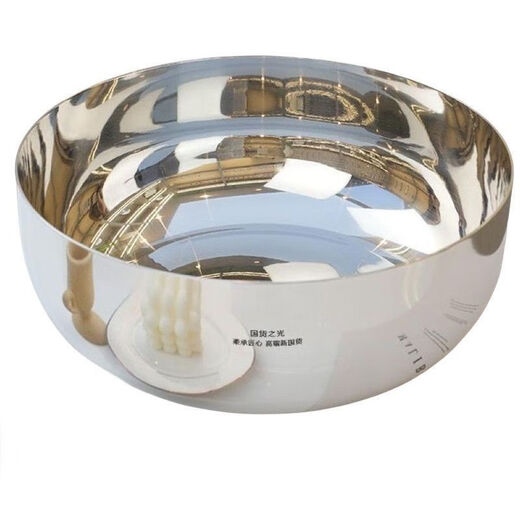 Xiongwo Chi special thickened 316L stainless steel and basin kitchen household hot pot basin washing vegetables and egg soup pot 3 medium five-layer steel anti-bacterial grade clearance processing extra large 32CM model leakage pick up extra thick model 270g