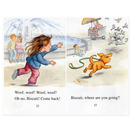 
Biscuit Dog Series: Biscuit Visits the Big City Imported Original English Picture Book Primary School Teaching Assistant