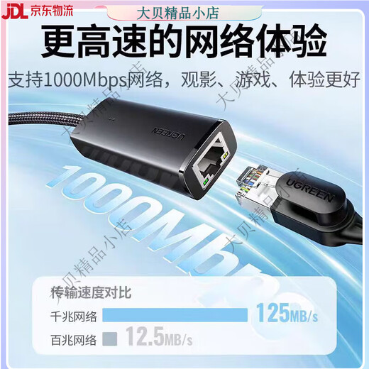 Green Alliance CM650 usb to 100 Gigabit network card typec to Gigabit network port Aisin AX88772D AX88179A CM650-15640 AX88179A